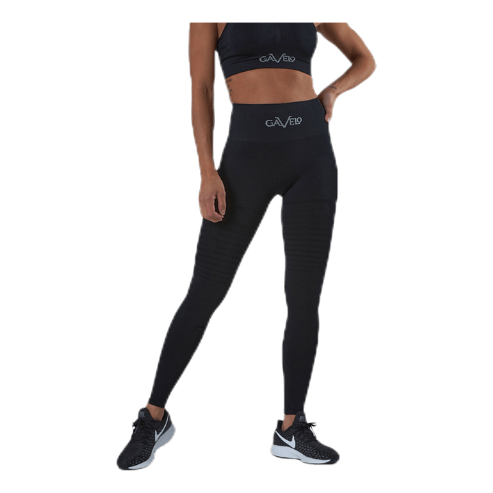Seamless Black Leggings Black