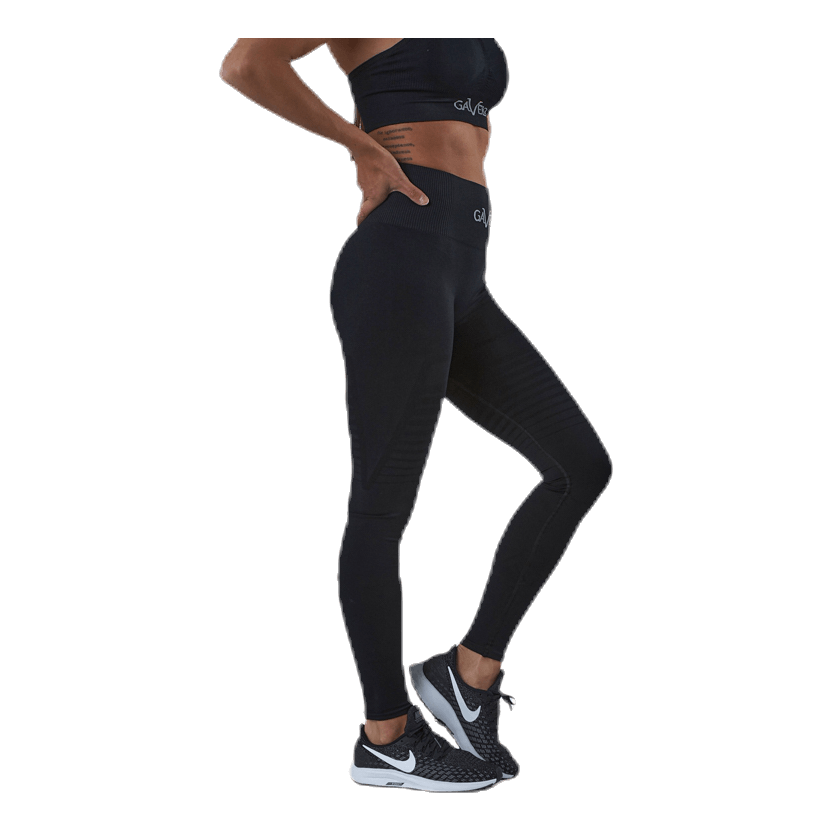 Seamless Black Leggings Black
