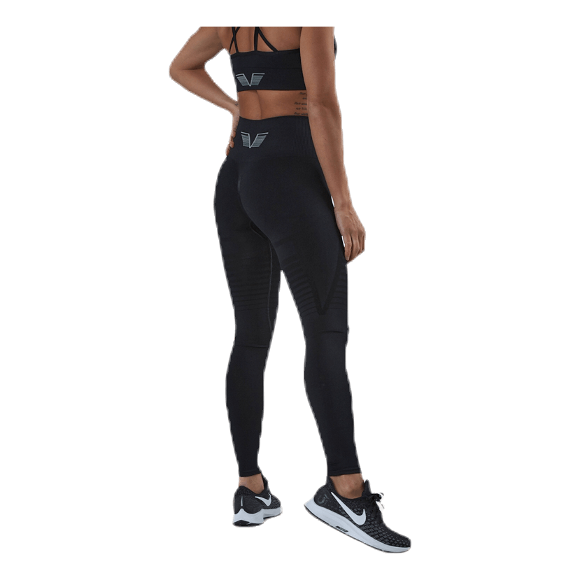 Seamless Black Leggings Black