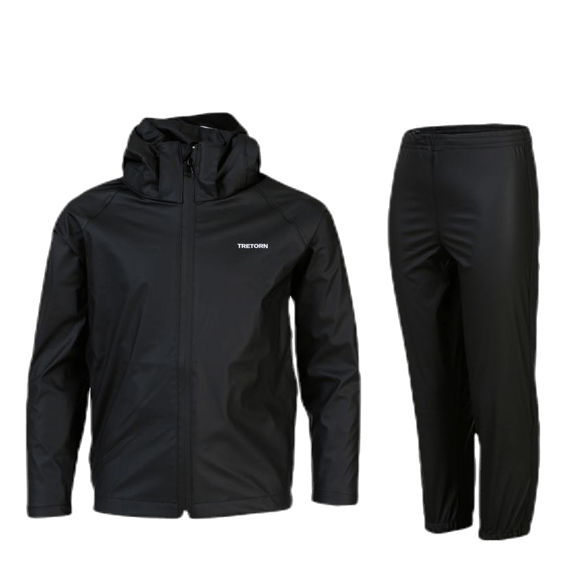 Packable Rain Set Youth Black