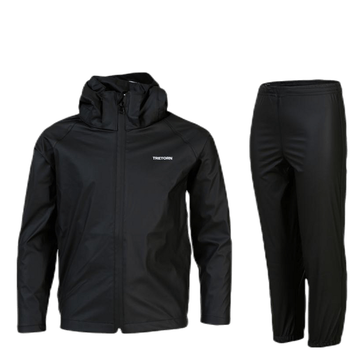 Packable Rain Set Youth Black