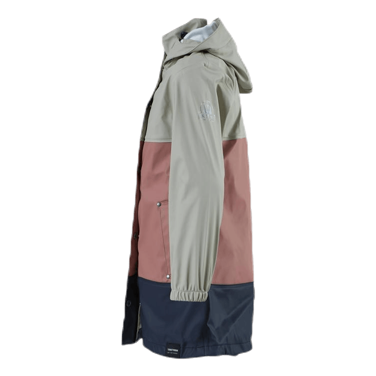 Junior Imber Rain Coat Pink/Blue/Grey