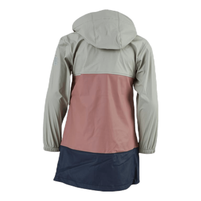 Junior Imber Rain Coat Pink/Blue/Grey