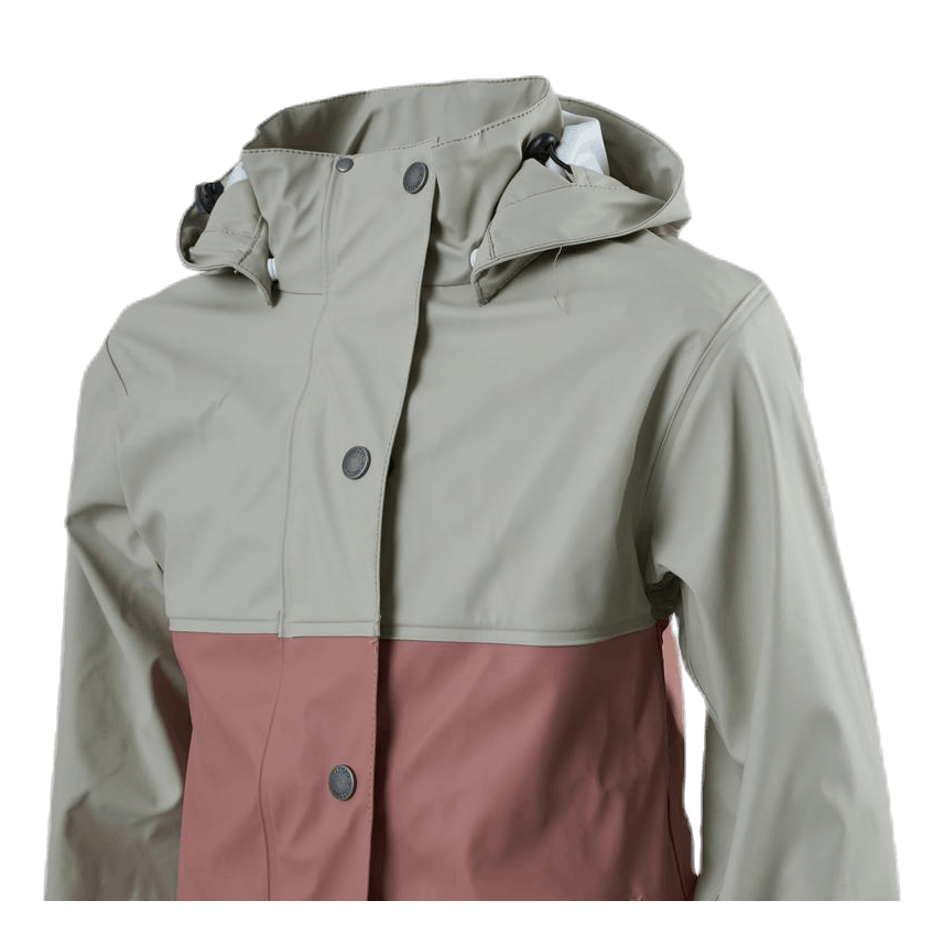 Junior Imber Rain Coat Pink/Blue/Grey