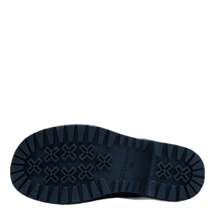 Junior June Rubber Boot Blue/Pink/Grey
