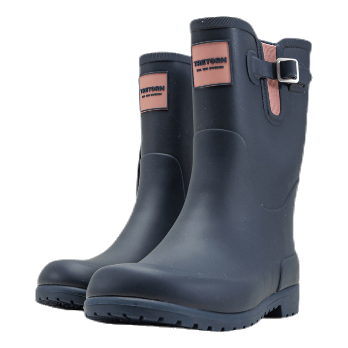 Junior June Rubber Boot Blue/Pink