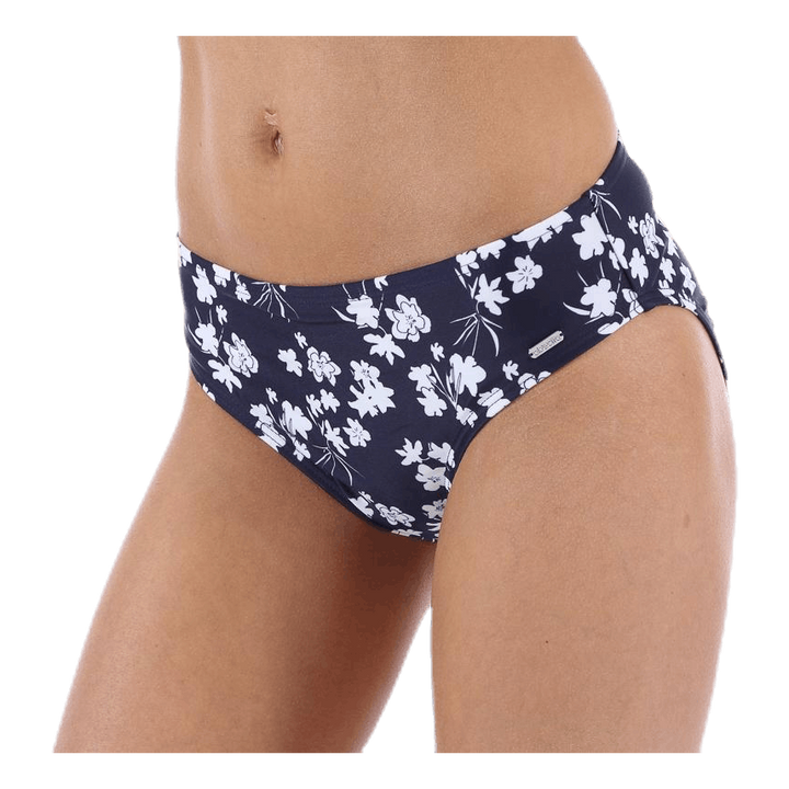 Blue Flower Brief Blue/White