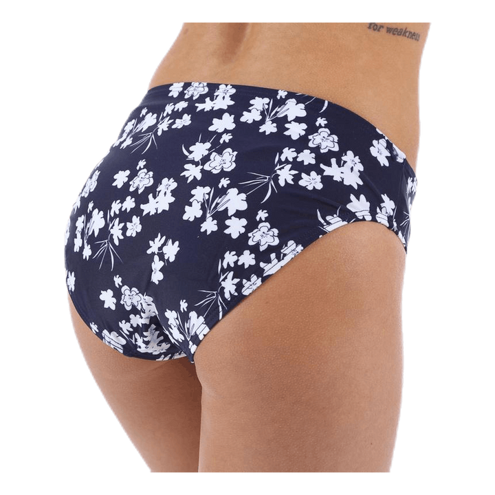 Blue Flower Brief Blue/White