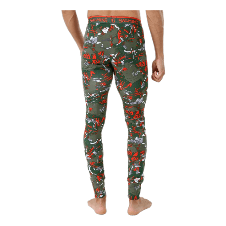 Melville Long John Patterned/Green