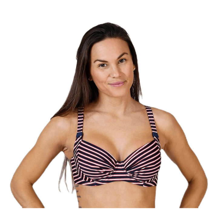 Retro, Unique Wire Bra Blue/Patterned