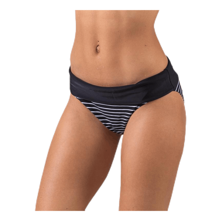 Wild In Stripes Folded Brief White/Black