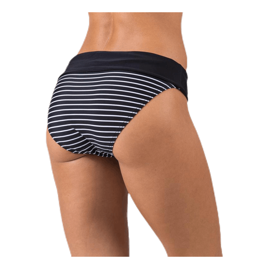 Wild In Stripes Folded Brief White/Black