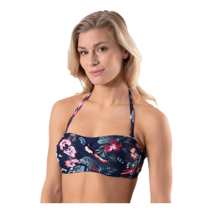 Hawaii Twisted Bandeau Blue/Patterned