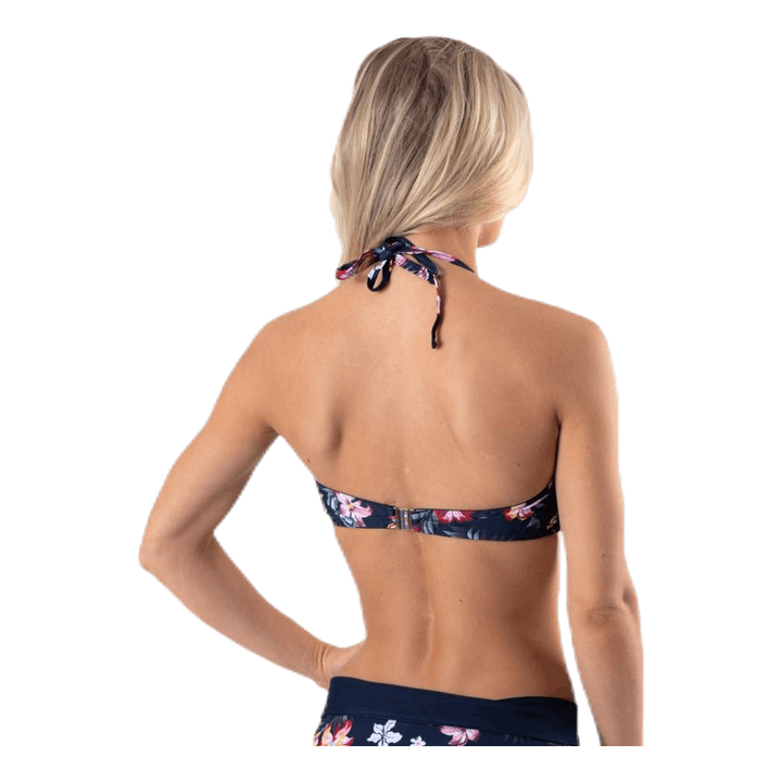 Hawaii Twisted Bandeau Blue/Patterned