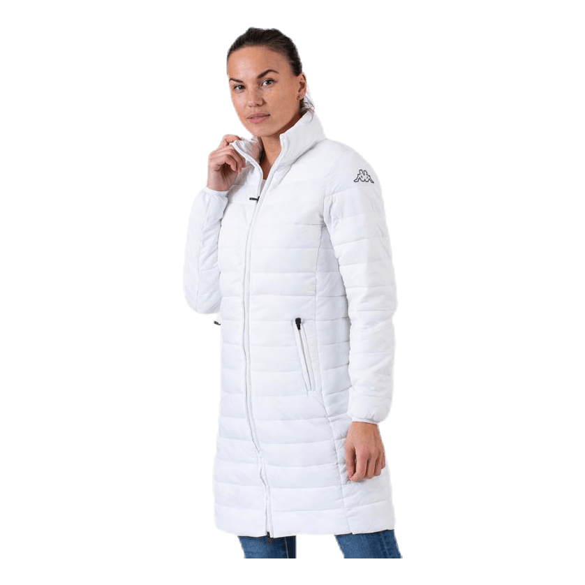 Padded Jacket Long Logo Avera White