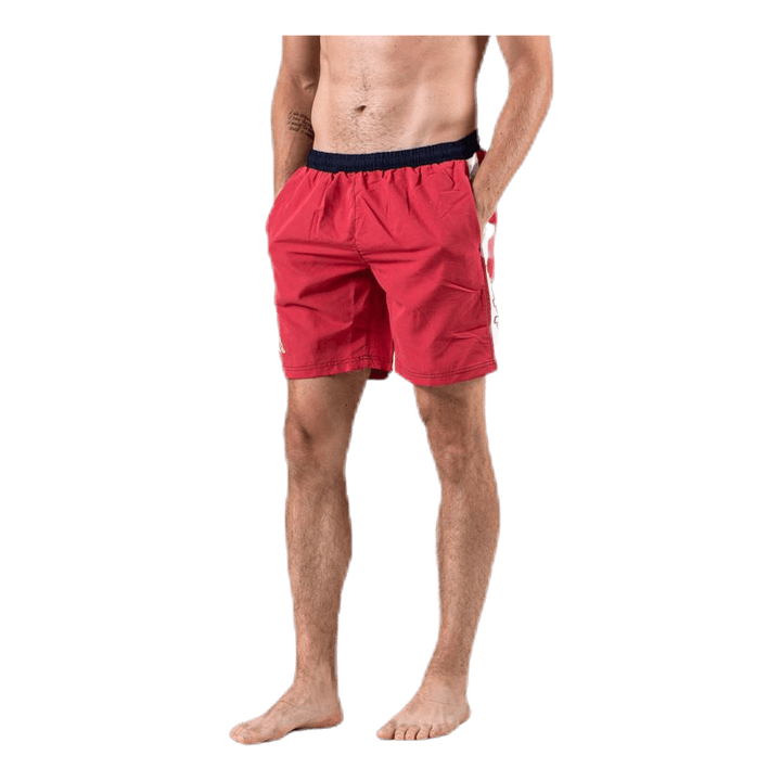 Swim Shorts, Logo Birtec Blue/White/Red