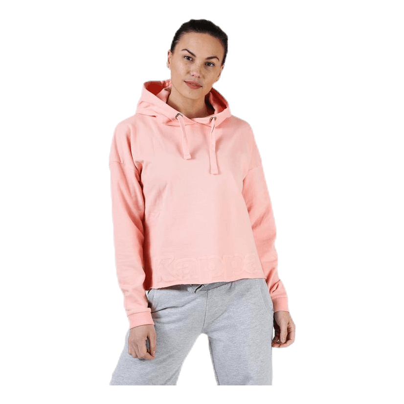 Sweat Hood, Logo Biba Pink