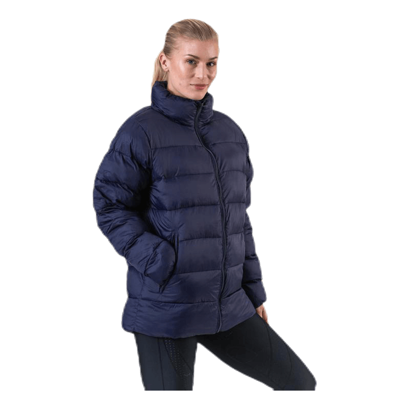 Logo Amby Padded Jacket Blue