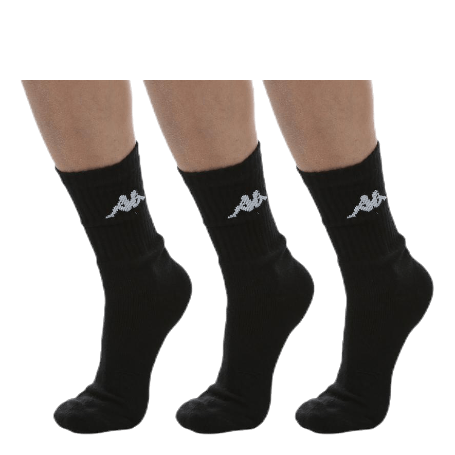 Tennis Trisper Socks 3pk White/Black