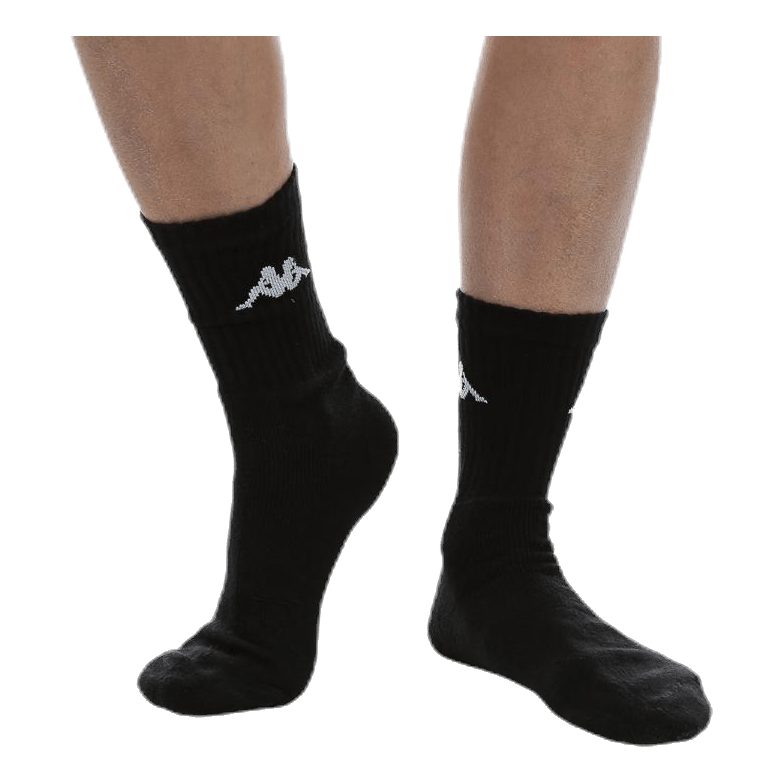 Tennis Trisper Socks 3pk White/Black