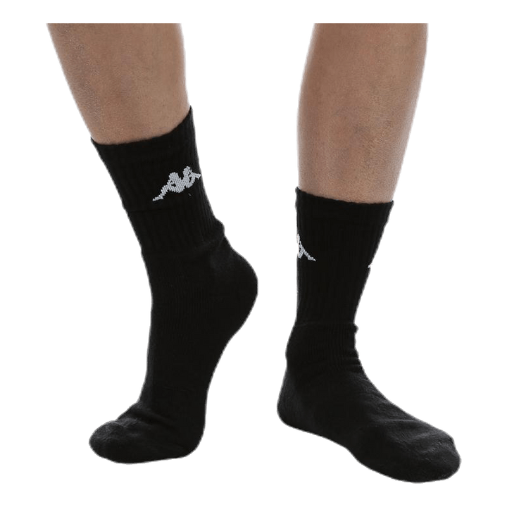Tennis Trisper Socks 3pk White/Black