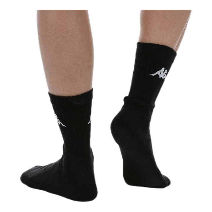Tennis Trisper Socks 3pk White/Black