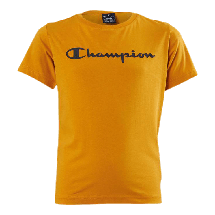 Champion Crewneck T Shirt Junior Yellow Sportamore