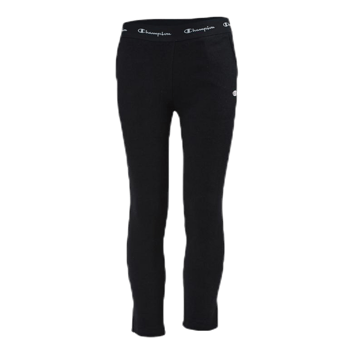 Straight Hem Pants Junior Black