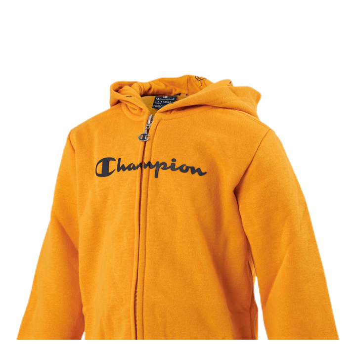 Hooded Full Zip Suit Junior Yellow