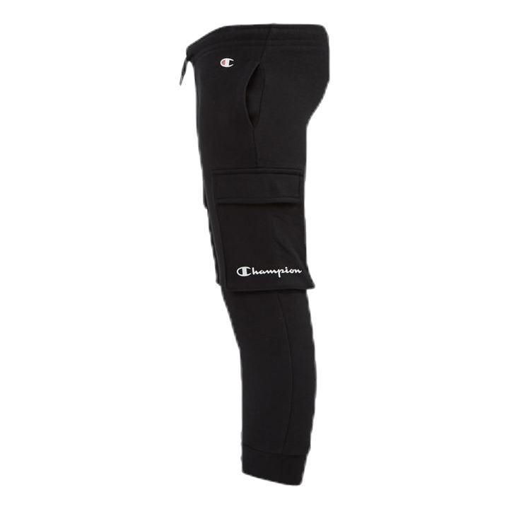 Rib Cuff Pants Junior Black