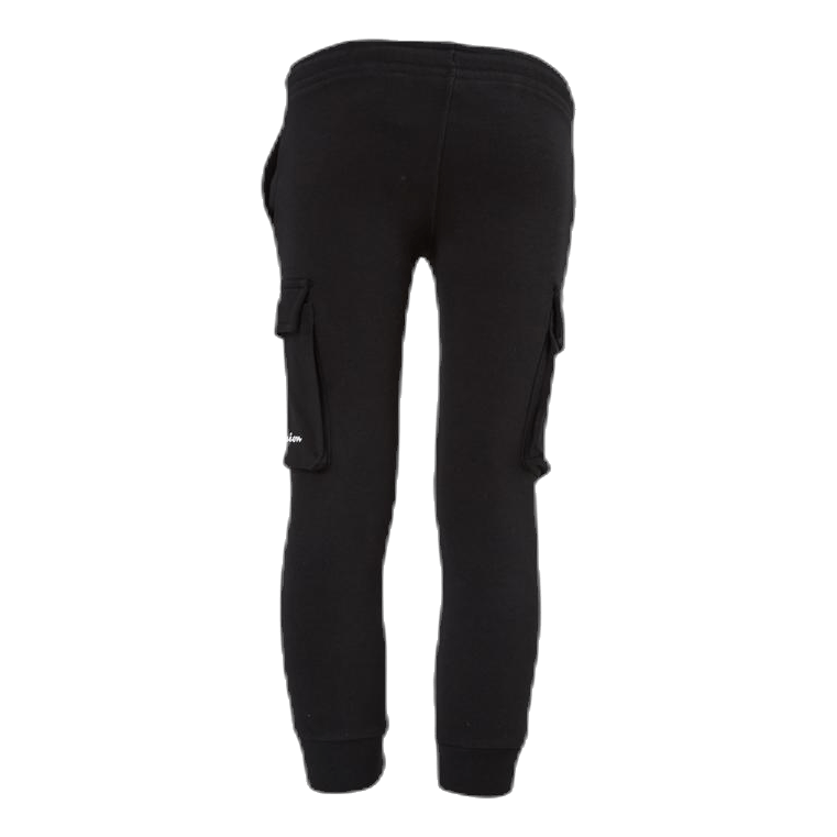 Rib Cuff Pants Junior Black
