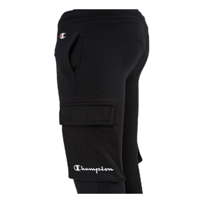 Rib Cuff Pants Junior Black