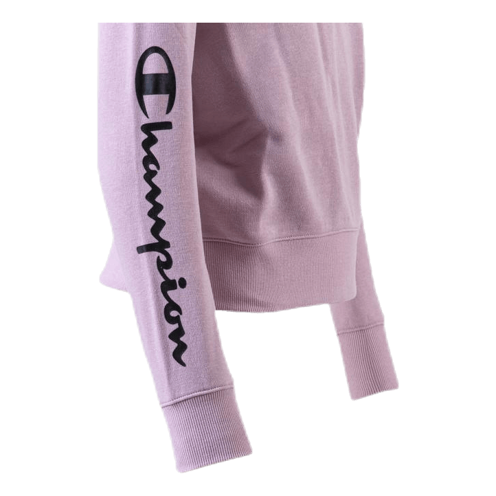 Girls Half Zip Sweatshirt Pink