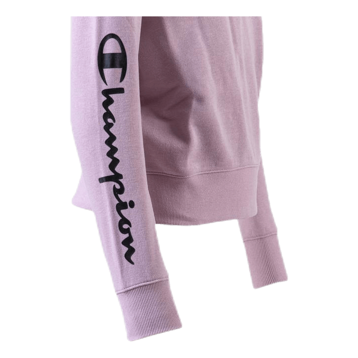Girls Half Zip Sweatshirt Pink