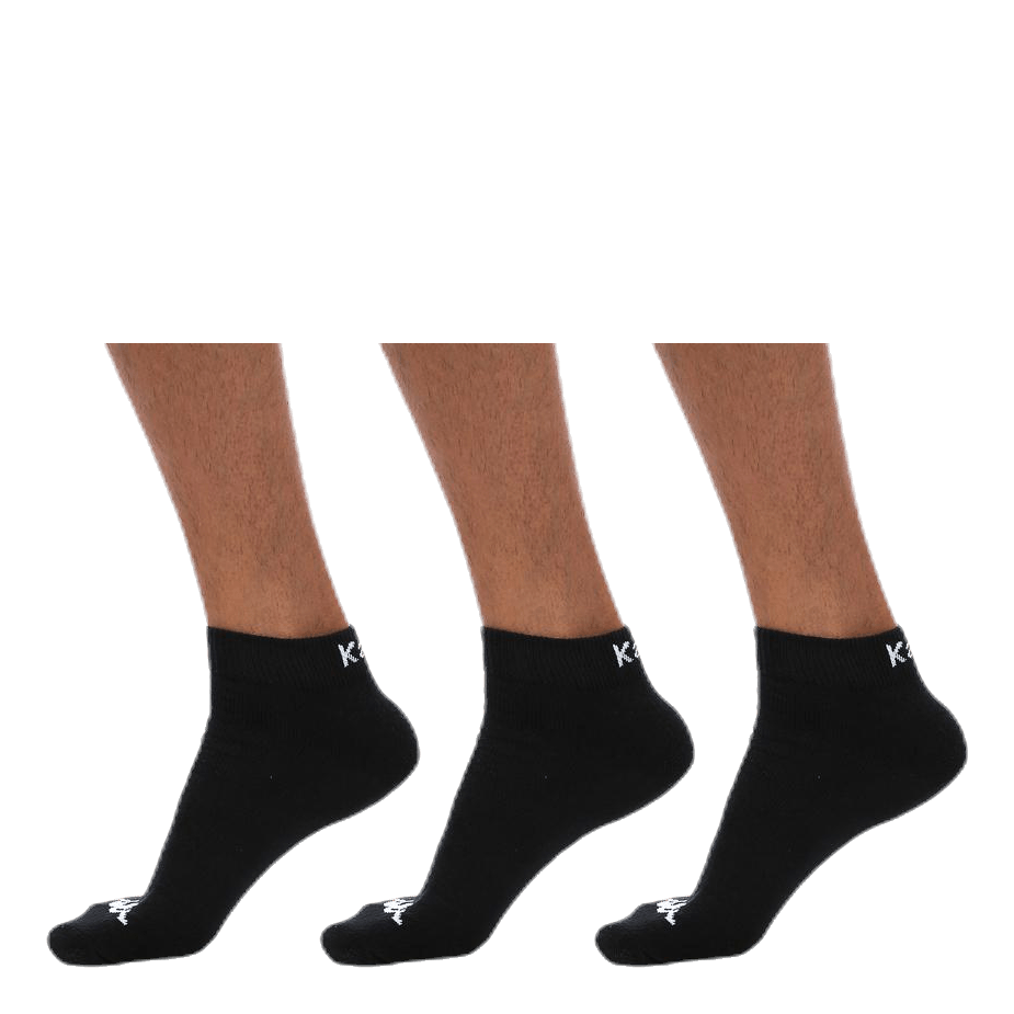 Ben 3-Pack Footies Black