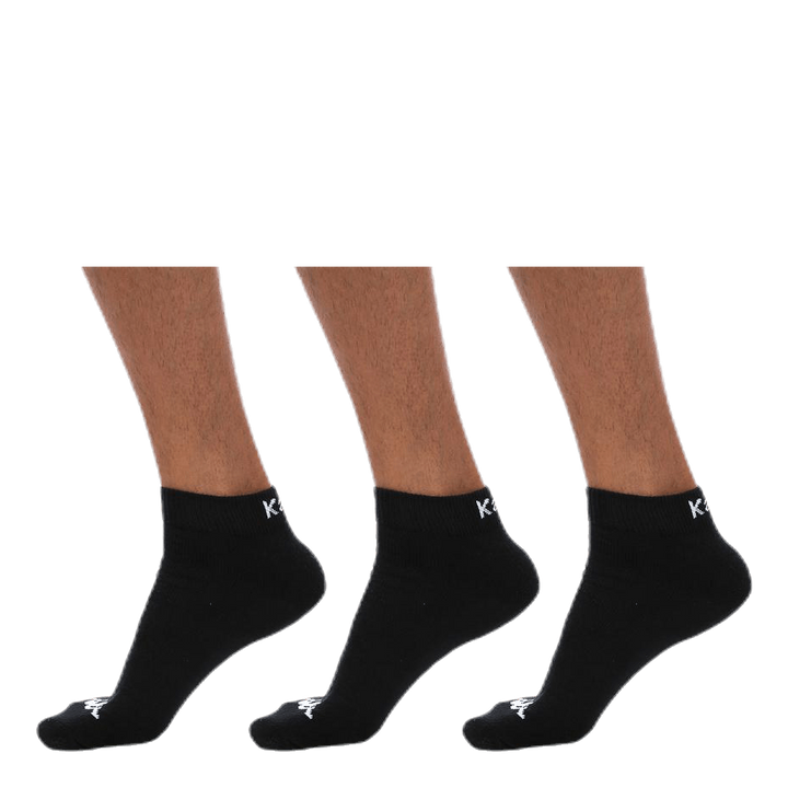 Ben 3-Pack Footies Black