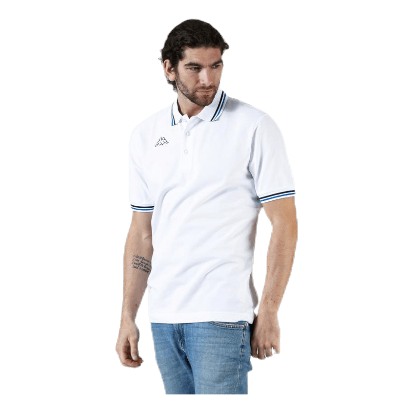 Maltax Polo S/S Blue/White