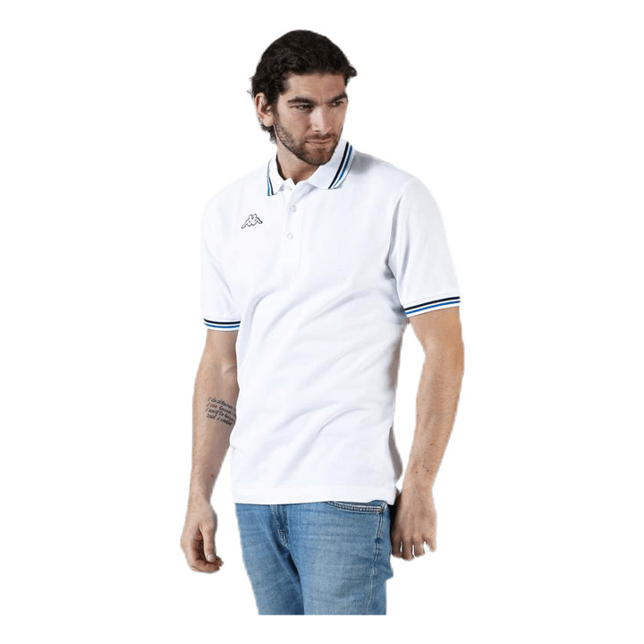 Maltax Polo S/S Blue/White