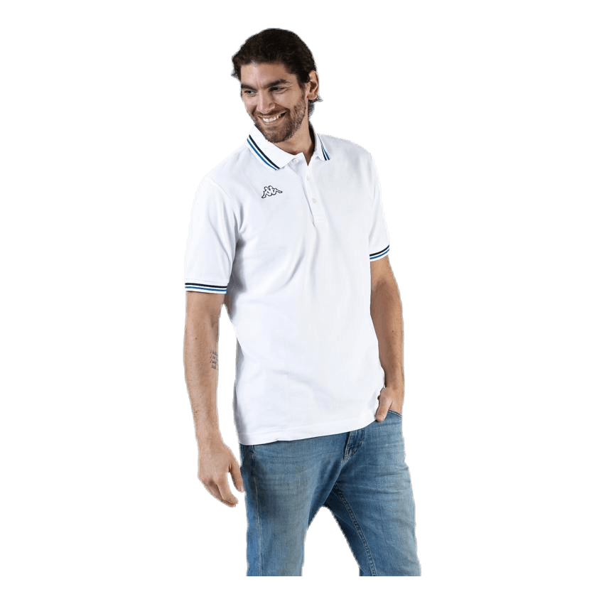 Maltax Polo S/S Blue/White