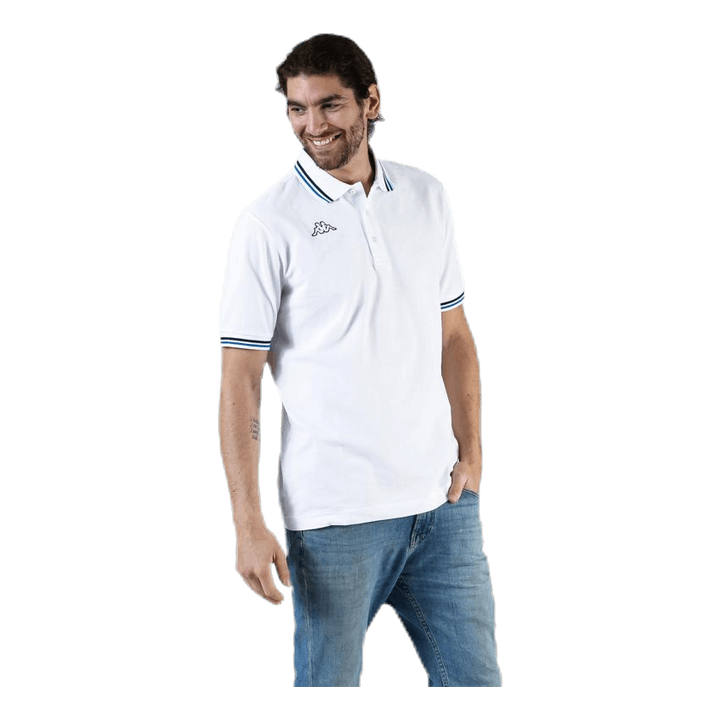 Maltax Polo S/S Blue/White