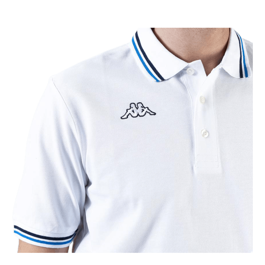 Maltax Polo S/S Blue/White
