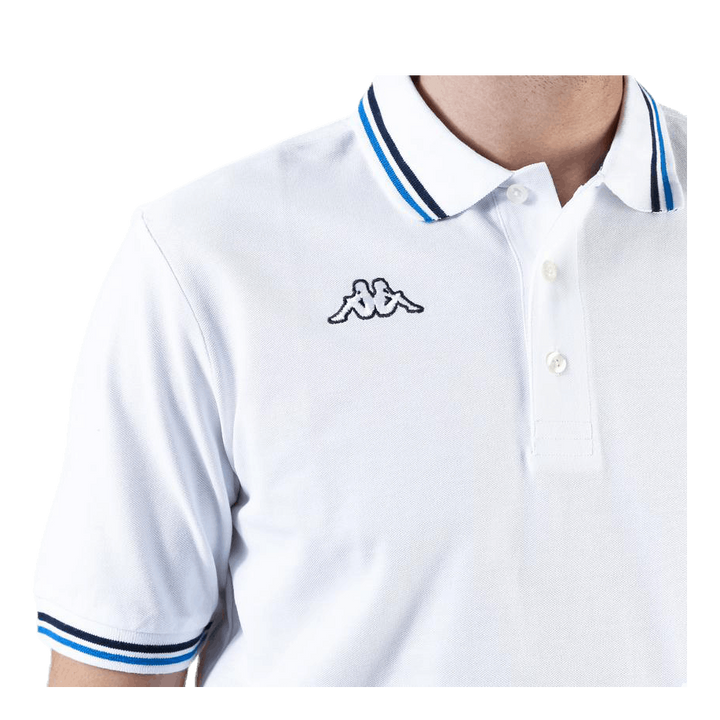Maltax Polo S/S Blue/White