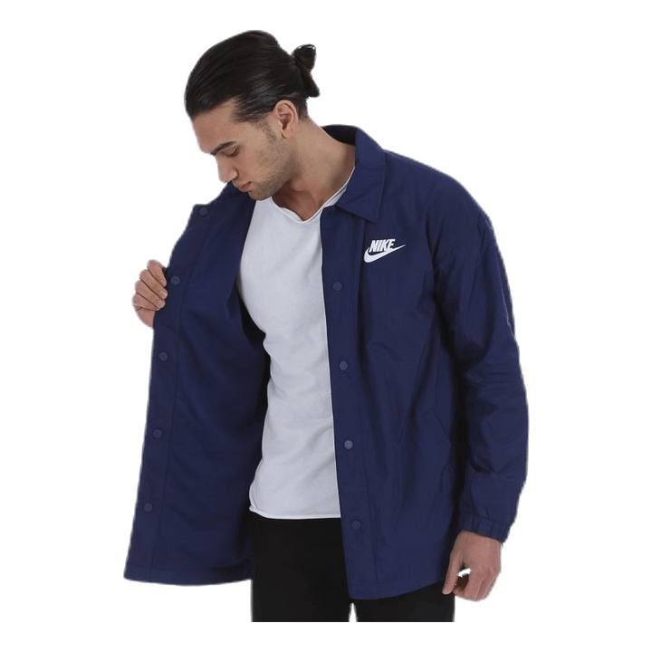 Woven Hybrid Jacket Blue/White