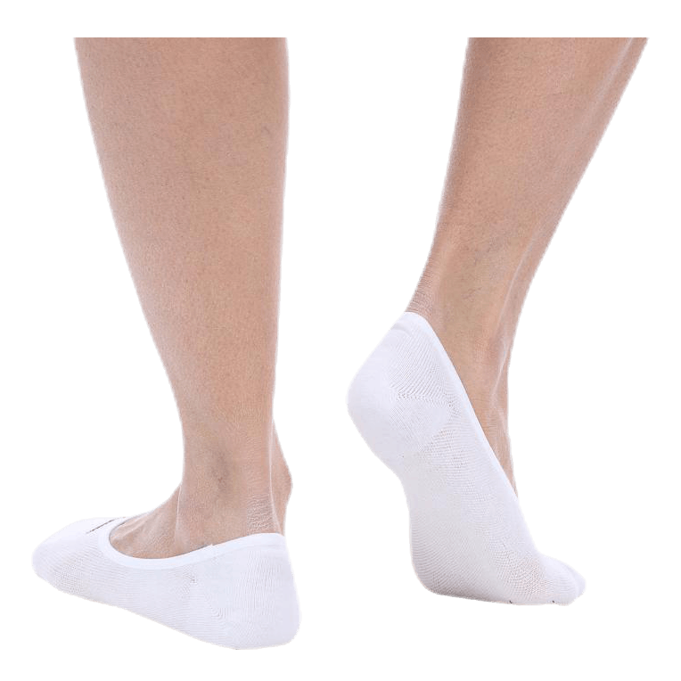 Everyday Lightweight Women's Training Footie Socks (3 Pairs) WHITE/BLACK