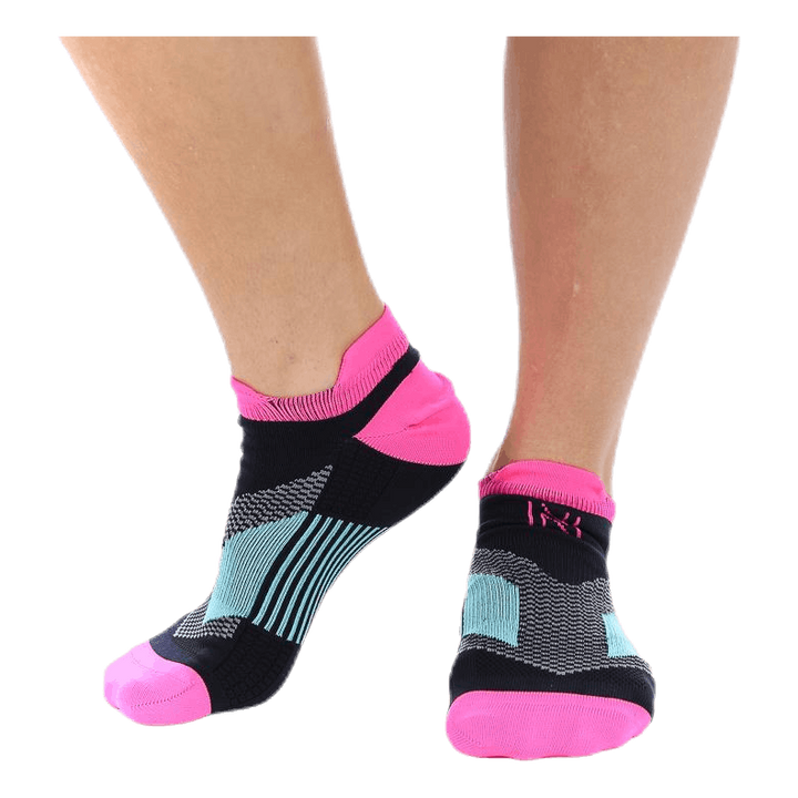 Mirenda Thin Running Sock Low-cut Pink/Black