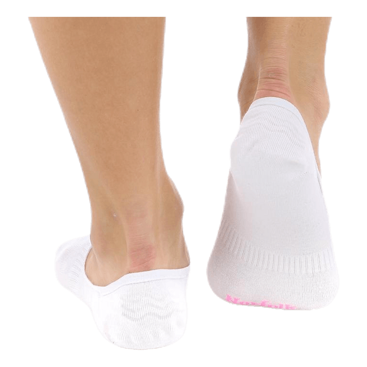 Scarlett 2-pack Invisible Sock Lady White