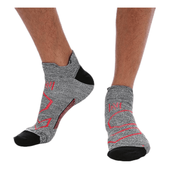 Jeff Mid-cut Merinowool Running Sock Grey
