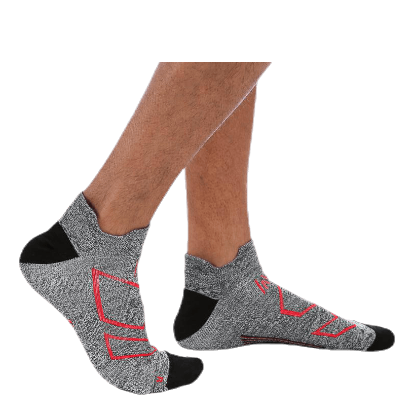 Jeff Mid-cut Merinowool Running Sock Grey