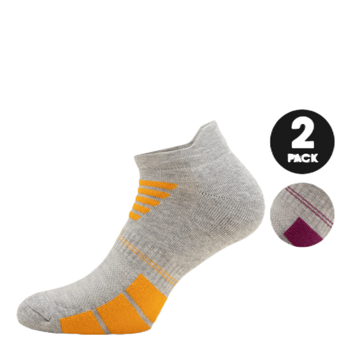 2-Pack Low-Cut Socks - Lucy Grey