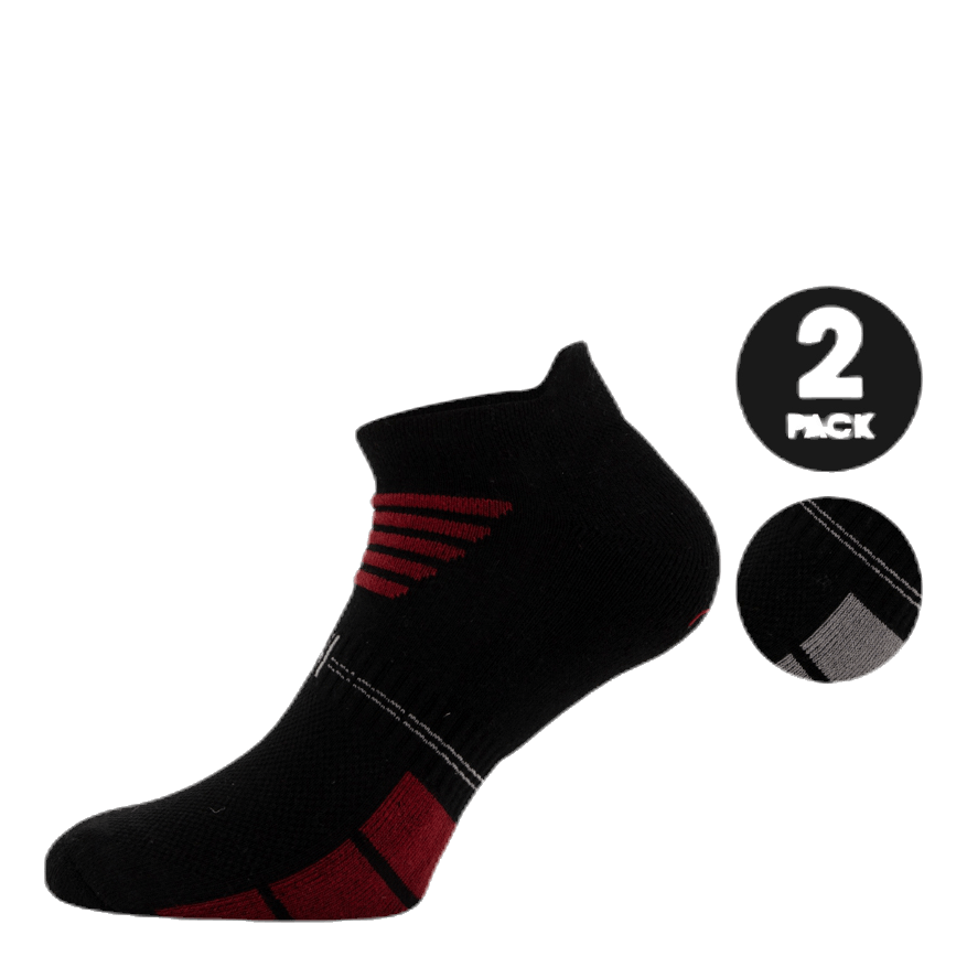 2-Pack Low-Cut Socks - Luke Black